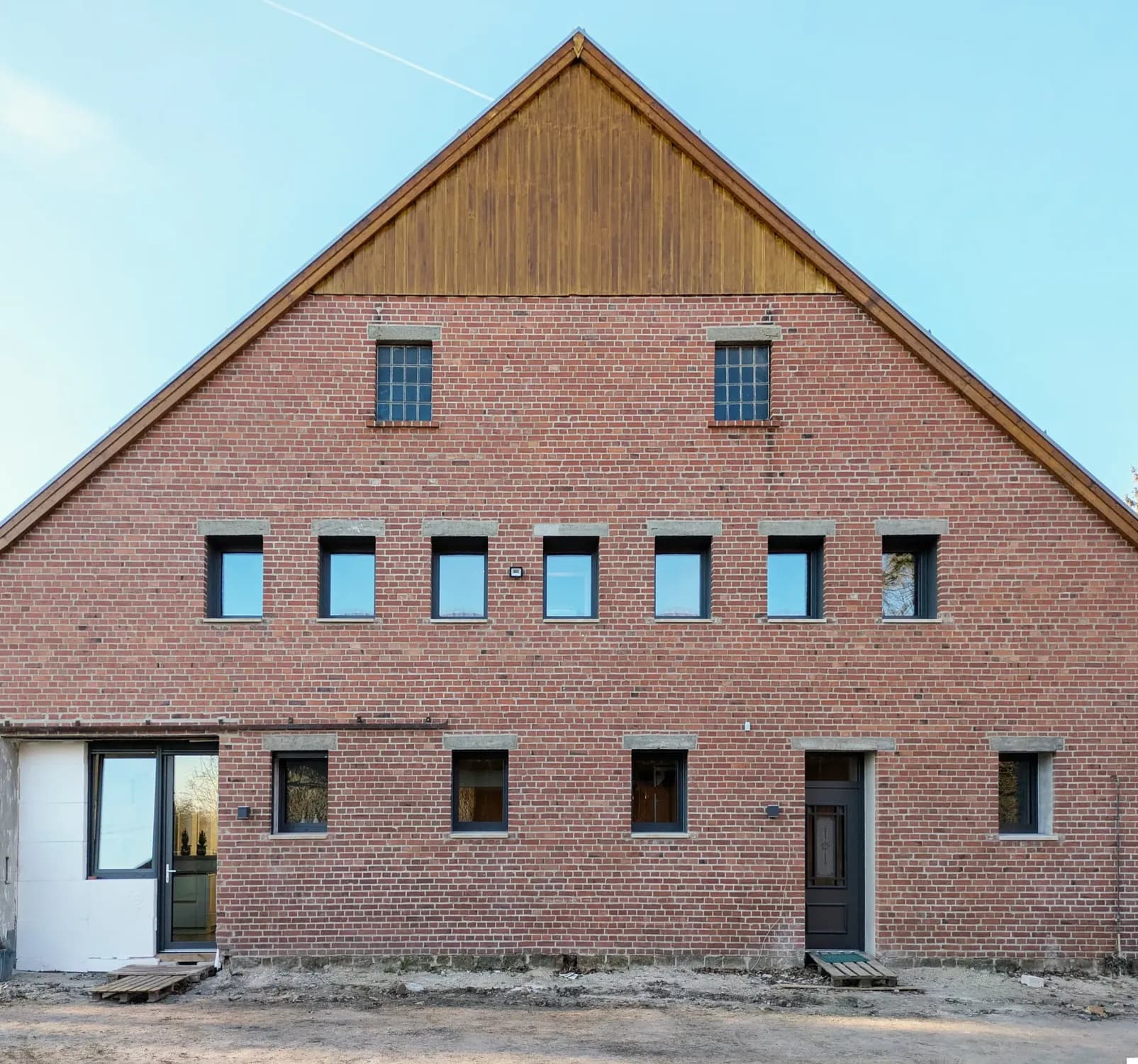 Umbau alte Scheune – Giebel – nachher