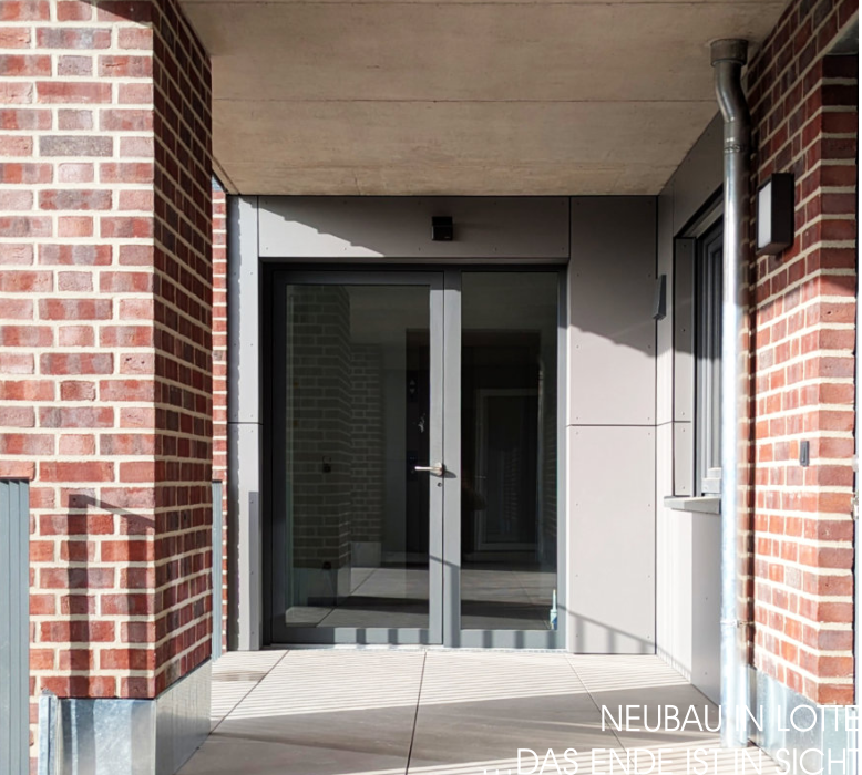 Neubau in Lotte…das ende ist in sicht